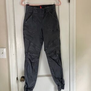SPANX Gray Jogger Track Pants with Tapered Ankles